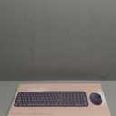 Wireless Keyboard and Mouse Combo, MOFII 104 Keys Full-Size Retro Round Keys Typewriter Keyboards Ergonomic Keyboards and Mouse Wireless for Windows, PC, Laptop, Desktop Black