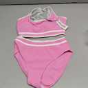 Workout Sets Juniors Bathing Suit Women Two Piece Set Pink , Size S