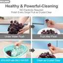 JOYMOOP Fruit Cleaner Spinner JOYLOOP, Large Fruit Washer Spinner, Fruit Cleaner Spinner with Fruit Washer Bowl, Vegetable Fruit Spinner Washer,Fruit and Vegetable Scrubber
