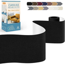 KING MOUNTAIN Canvas Repair Tape,Outdoor Gear Patch, Waterproof,Self-Adhesive for Repairing Boat Covers,Sun Shades,Sofas,Tents,Lounge Chairs,Awnings (Black)