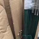 AMAGABELI GARDEN & HOME Metal Fence Posts 4 Feet 10 Pack Heavy Duty No Dig Garden U Post Stakes for Wire Fence Temporary Fencing Safety Fence Plastic Mesh Fence Garden Fencing T Post for Yard Green
