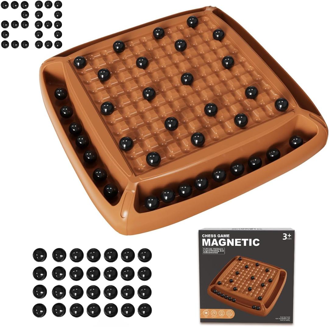Magnet Chess Game, Family Board Games for Kids and Adults, 2-4 Players (28pcs)
