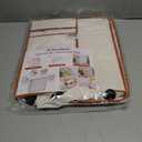 Foldable Storage Boxes with lids,Waterproof Tissue Box Holder with Storage,Multipurpose Toy Storage BoxSturdy Magazine containers (Beige)