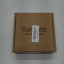 Ravinte 40 Pack Matte Black Kitchen Cabinet Knobs 1-1/4 Inch Round Drawer Pulls Flat Black Stainless Steel Drawer Handles Door Hardware for Dresser Cabinets