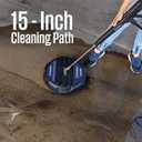 Westinghouse Universal 15 Pressure Washer Surface Cleaner Attachment - 3400 Max PSI, 1/4 Connector - For Gas and Electric Pressure Washers