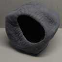 Woolygon Premium Wool Cat Cave Bed - Felt Cat Cave Handmade from 100% Merino Wool, Pet Friendly Felt Cat Bed for Indoor Cats and Kittens (Grey)