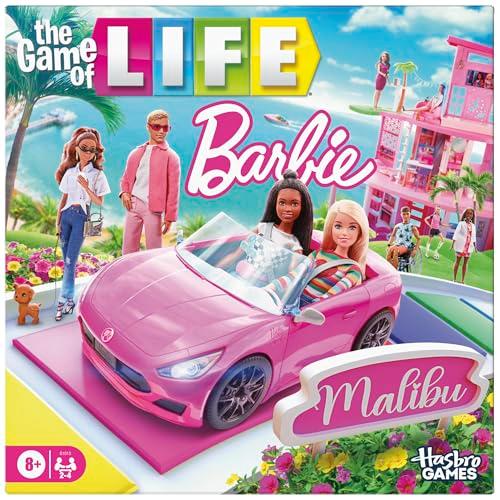 Hasbro Games The Game of Life: Barbie Edition Board Game | Ages 8+ | 2 to 4 Players | Fun Family Games for Kids and Adults | Kids Gift