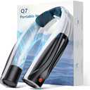 Portable Neck Fan - 6000mAh Battery Hands Free Personal Fan, 6 Speed Adjustable, Rechargeable & Wearable, Gift for Women Men, Office, Travel, Sports, Medium