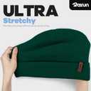 ROXUN Beanie for Men/Women Winter Hat Knit Cuffed Soft Warm Unisex Skull Stocking Cap (Green)