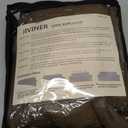 Couch Cover Leather Look 3 Seater Couch Sofa Cover 1-Piece Sofa Slipcover Stretch Furniture Protector with Elastic Bottom & Pockets(Sofa, Coffee)