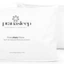 PranaSleep Halo Down Pillow, Medium Support, Back and Side Sleeper Pillow, King Size, 20" x 36"
