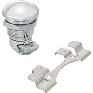 WOWTK Push Button Fuel Door/Panel Latch Kit fits for Harley Touring Electra Glide, Street Glide, Ultra Limited, Tour Glide, Road Glide and Tri Glide Models 1992-later (Chrome)