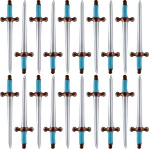 20 Pack 24 Inch Inflatable Pirate Swords Blow Up Sword Inflatable Weapon Toys for Halloween Pirate Theme Party Costume Accessories