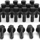 M12x1.25 Lug Bolts, 24pcs Solid One-Piece Wheel Bolts Upgrade for OE 68296586AA 610-632, 22mm Shank 17mm Hex Lug Bolt Fit for Jeep Renegade Dodge Hornet Fiat 500 500L,Replaces Swollen Factory Hardware