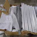 8x4x1ft(2 Pack) Galvanized Oval Raised Garden Bed,Outdoor Planter Box Metal Patio Kit Planting Bed for Vegetables Flowers Herb,Silver