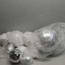 8 Pieces Mirror Disco Balls Silver Hanging Disco Light Mirror Ball for Retro Party, Fun Party, Home Bands Decorations