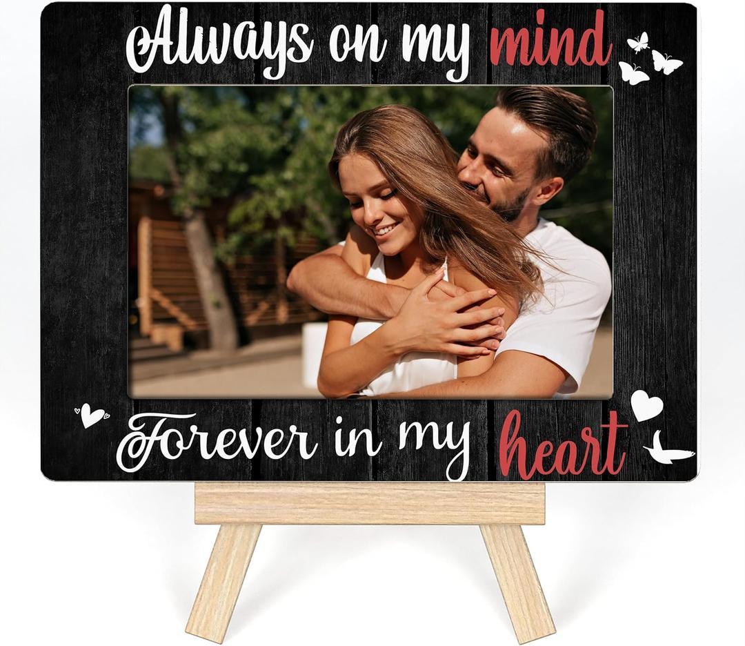 Ycyfckdr Memorial Picture Frame, Gifts for Loss of Loved One, Memorial Wooden Keepsake Plaque, In Memory of Loved One Gifts, Tabletop Picture Frame With Easel (A55)