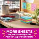 Post-it Super Sticky Notes, 1 Cube Note Sticky Notes Pad, 3 x 3 in., School Supplies and Oﬃce Supplies, 2X the Sticking Power, Neutrality Collection