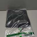 GRAPENT Striped Pants for Women High Waisted Wide Leg Cotton Linen Trendy Beach Pull on Elastic Waist Casual Flowy Pants (Small, Black White Stripe)