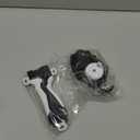 Bey Battling Tops Burst B-184 Launcher and Grip, Custom Bey Launcher LR Left Right Spin DB Layer System Compatible with All Bey Burst Series (Black)