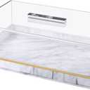 Acrylic Rectangular Cake Tray, 15"x9"x4.7"Cake Stand Plate with Clear Cover Lid, Multifunctional Pastry Serving Tray, Dessert Holder Tray, Rectangle Cake Platter with Lid for Party, Home, Kitchen