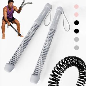 Ropeless Battle Ropes for Home Gym-Portable Cordless Training Rope Fitness Equipment for Men & Women,Weighted Workout Ropes for HIIT,Versatile Exercise Equipment for Home and Travel Exercise(Grey)