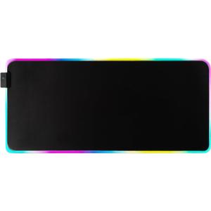 RGB Gaming Mouse Pad-14 Light Modes, Extended Soft LED Mouse Pad, Anti-Slip Rubber Base, Computer Keyboard Large Mousepad Mat, Waterproof Mousepads (25.6 * 11.6 Inch)