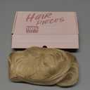 Blonde Wigs for Women Layered Wig With Bangs 8 Inch Shoulder Length Mixed Color wig Natural  Hair Wig for Daily Party Use