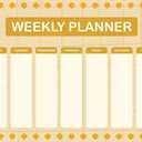 Weekly To Do List Notepad, Undated Planner, A3