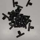 25 Pack 1/2" Inch Drip Irrigation Connectors MNPT Adapter Tee Hydroponics Barbed Connector Fitting Line Connectors for Drip Sprinkler Garden Systems