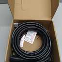 16/3 Black Indoor Outdoor Extension Cord 10 Ft Waterproof, Extension Cord with 3 Prong Grounded Plug,13A 1625W 16AWG SJTW, Flexible Weatherproof Power Cable for Offices, Gardens and Lawns