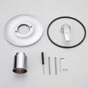 Shower Faucet Handle Trim Kit for Delta Tub and Shower Faucets, Shower Replacement Kit Compatible with Delta Shower Trim Kit, Single-Handle Valve Tub Shower Trim Kit (Chrome)
