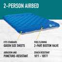 Sierra Designs Queen & Single Camping Air Bed Mattress for Car Camping, Trave, and Camp (Pump Included)