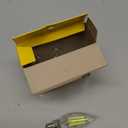 GE Ultra Bright LED Light Bulbs, 100W, Daylight Candle Lights, Clear Decorative B12 Light Bulbs (3 Pack)