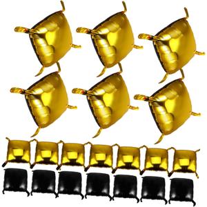 DECHOUS 50pcs Foil Balloons Tail for Party Background Decoration Double-sided for Weddings Birthdays and Celebrations