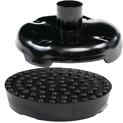 4 Tons Floor Jack Saddle Rubber Pads Adapter Lift Guard Car Truck Repair Safe Tool Point Floor Saddle Protect
