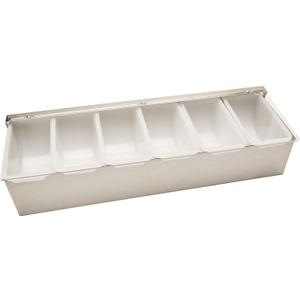 Winco 6 Comp Condiment Dispenser