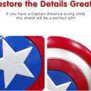 12.6 inch Captain Shield Children's Costume Props Halloween Cosplay Children's Party Birthday Gift