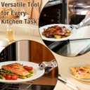 Hot Plate Gripper, Upgrade Hot Plate Gripper Tongs, Stainless Steel Anti-Scald Bowl Holder Clip, Multi-Purpose Pan Clips Tool for Microwave, Oven, Air Fryer, Steamer, Pots & Bowls (1 PCS)