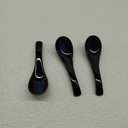 3 Pcs Retro Ceramic Soup Spoons Japanese Dessert Spoons Porcelain Utensils Set for Dinner