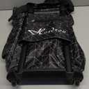 Rolling Shopping Bag, Small Shopping Cart with Wheels,Collapsible Portable Waterproof Tote for Market & Grocery RunsGift for Women & Seniors(Black&Expandable Bag)