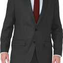 Haggar Men's Haggar Men's Jmh Premium Stretch Tailored Fit Suit Separates - Pants and Jackets (46, Black)