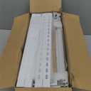 8 Tier Over The Door Pantry Organizer, 2 IN 1 Wall Mount or Hanging Spice Rack Seasoning Shelves with Adjustable Basket, Back of Door Organizer and Storage for Kitchen Cabinet and Room Closet (White)