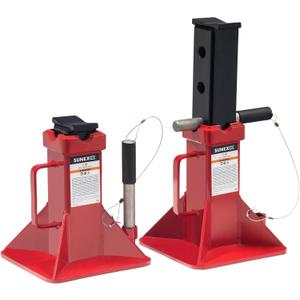 SUNEX TOOLS 1522A 22-Ton Jack Stands, Pair