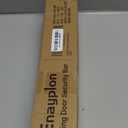 Sliding Glass Door Security Bar, Patio Door Barricade Security Bar, Apartment BarSliding Door Security Bar, Door Jammer, White, 1 Pack