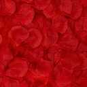 Ouddy Decor 5000 Pcs Rose Petals Artificial Flower for Valentine's Wedding Decor Romantic Night Event Anniversary Shower Engagement Party Home Decorations, Red