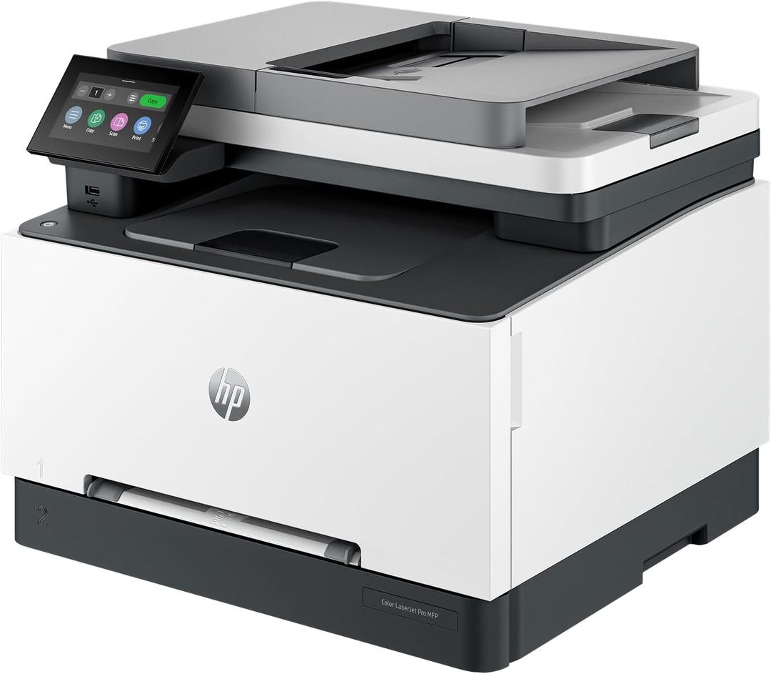 HP Color LaserJet Pro MFP 3301fdw Wireless All-in-One Color Laser Printer, Office Printer, Scanner, Copier, Fax, ADF, Duplex, Best for office (499Q5F)