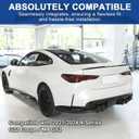 Rear Spoiler for BMW 4-Series G22 Coupe / M4 G82 2021-2024 Trunk Spoiler Wing Trunk Tail Rear Trunk Lid,Glossy Black Performance - M4 Style