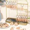 Fumete 50 Pcs Employee Appreciation Inspirational Keychain Customer Service Week 2025 Thank You Gift for Teacher Coworker (Team Style)