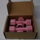 Zempox Adjustable Dumbbell Set of 2, 4 in 1 Hand Weights for Women at Home, 5 lb Weights Dumbbells set of 2, Each 2lb 3lb 4lb 5lb with TPU Soft Rubber Handle for Home Gym Exercise Training (Pink)